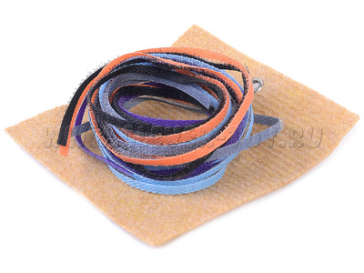 Комплект Разноцветные веревочки 2 (оранж, фиол, голуб, сер, черн по 1 м)