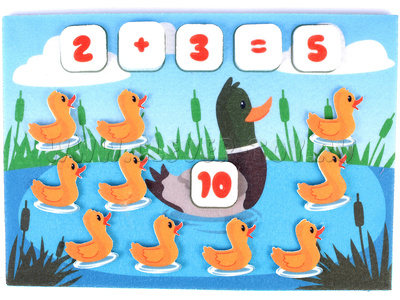 Утята. Состав числа (фетр) Утята. Состав числа (фетр)