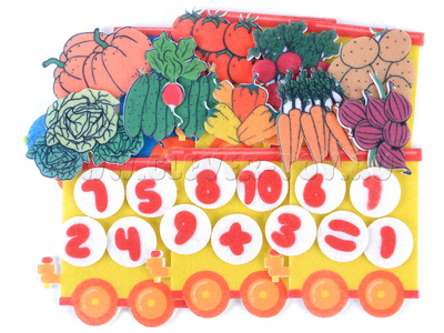 Паровоз с овощами (фетр) Паровоз с овощами (фетр)