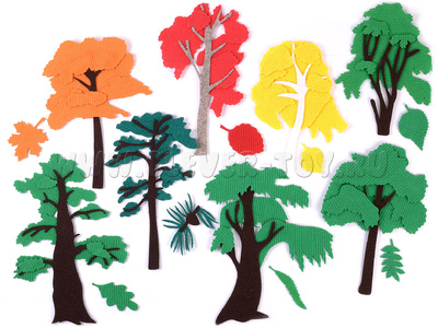 Городские деревья без игрового поля Городские деревья без игрового поля