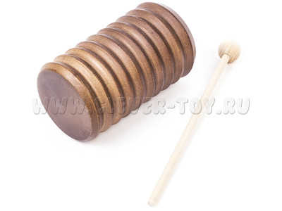 Погремушка ребристая (дерево тонированное, 2 категория) Погремушка ребристая (дерево тонированное, 2 категория)