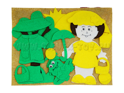 Одежда по цветам с игровым полем Одежда по цветам с игровым полем