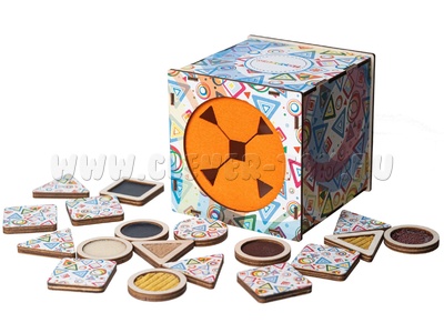 Тактильный куб "Фигуры" Тактильный куб "Фигуры"