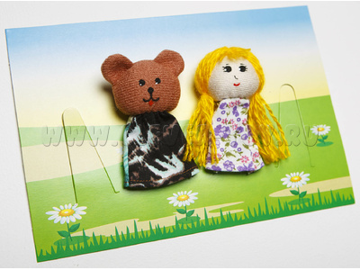 Театр "Маша и медведь" пальчиковый (2 шт.) Театр "Маша и медведь" пальчиковый (2 шт.)