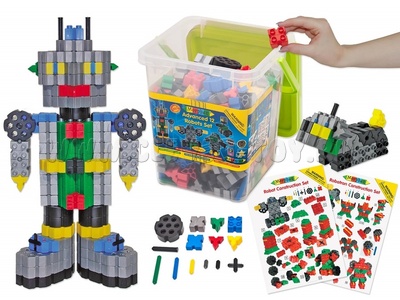 Конструктор Morphun Advanced 12 Robot Set «Роботы» 465 деталей Конструктор Morphun Advanced 12 Robot Set «Роботы» 465 деталей
