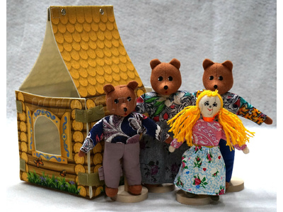 Театр "Три медведя" с домиком Театр "Три медведя" с домиком