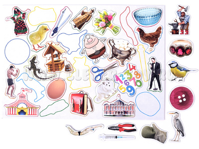 Магнитное развивающее пособие "Упрямые звуки" Звук "Ц" Магнитное развивающее пособие "Упрямые звуки" Звук "Ц"