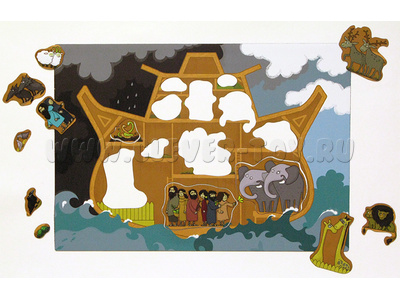 Магнитное развивающее пособие: "Библейские сюжеты: Ноев ковчег" Магнитное развивающее пособие: "Библейские сюжеты: Ноев ковчег"